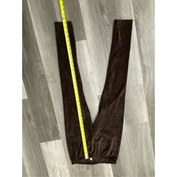 No Boundaries Brown Corduroy and Leopard Print Leggings, Size Medium, Lot of 2 - Picture 8 of 11